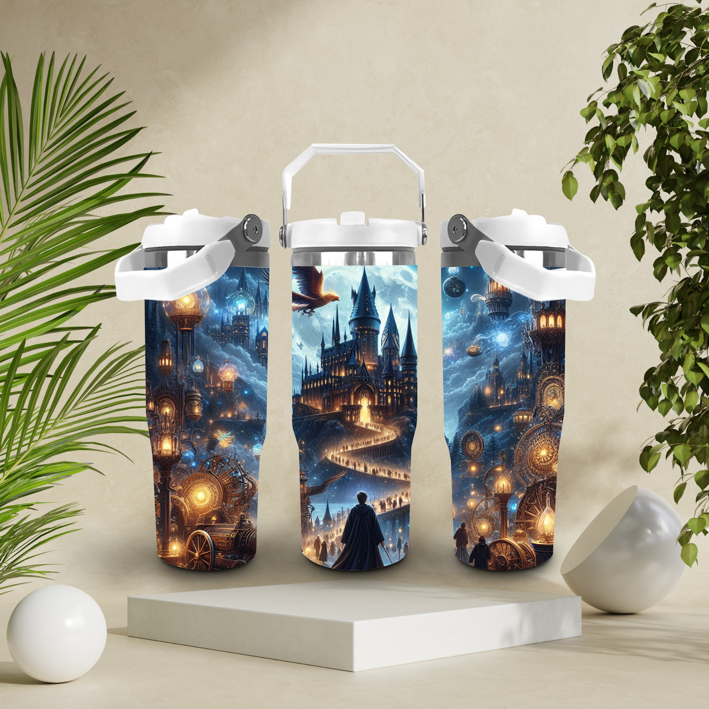 Vivid Happy Potter Tumbler