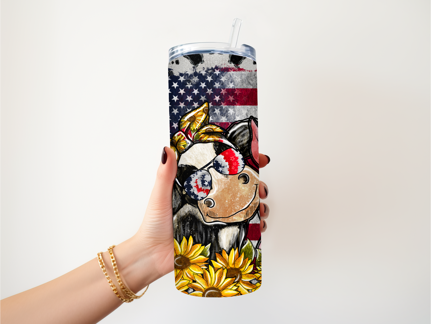 Patriotic Animals Tumbler