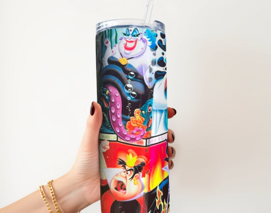 Iconic Disney Villains Tumbler