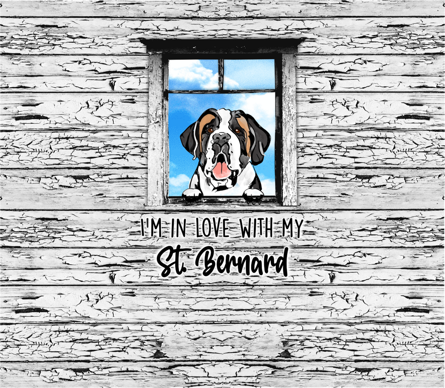 St. Bernard Window Tumbler