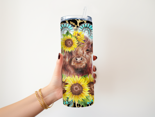 Highland Cow Tumbler